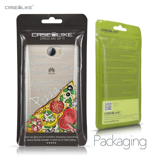 Huawei Y5 II / Y5 2 / Honor 5 / Honor Play 5 / Honor 5 Play case Pizza 4822 Retail Packaging | CASEiLIKE.com