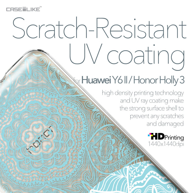 Huawei Y6 II / Honor Holly 3 case Mandala Art 2306 with UV-Coating Scratch-Resistant Case | CASEiLIKE.com