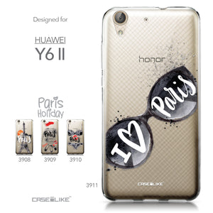 Huawei Y6 II / Honor Holly 3 case Paris Holiday 3911 Collection | CASEiLIKE.com