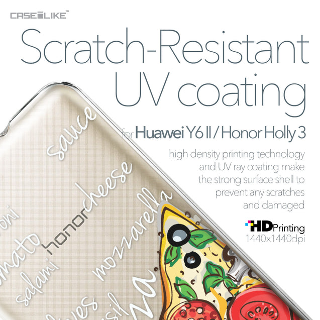 Huawei Y6 II / Honor Holly 3 case Pizza 4822 with UV-Coating Scratch-Resistant Case | CASEiLIKE.com