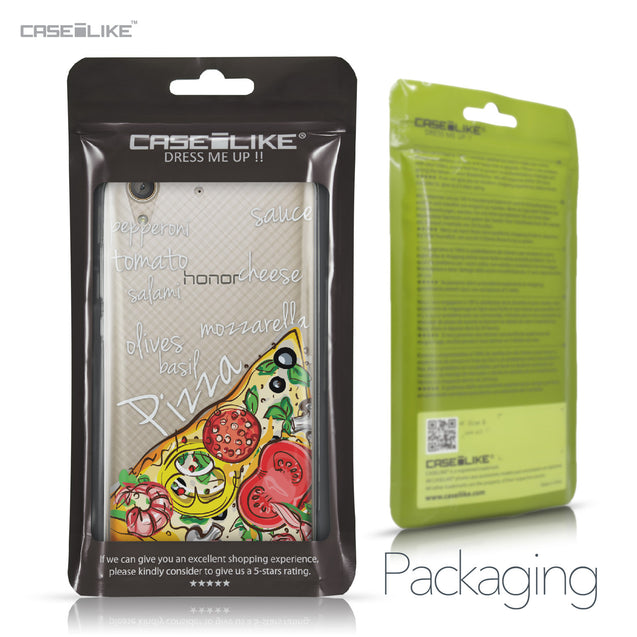 Huawei Y6 II / Honor Holly 3 case Pizza 4822 Retail Packaging | CASEiLIKE.com