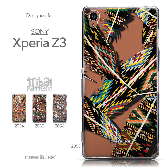 Collection - CASEiLIKE Sony Xperia Z3 back cover Indian Tribal Theme Pattern 2053