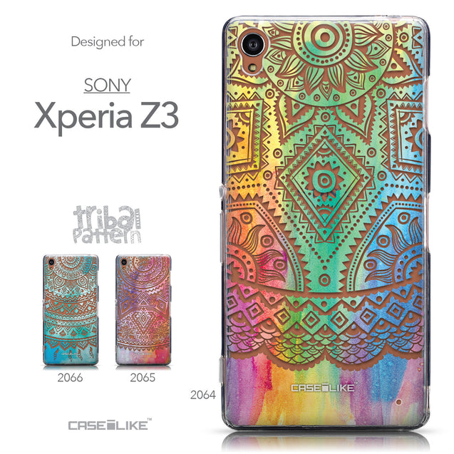 Collection - CASEiLIKE Sony Xperia Z3 back cover Indian Line Art 2064