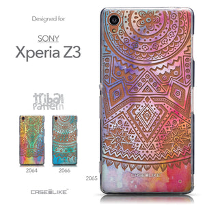 Collection - CASEiLIKE Sony Xperia Z3 back cover Indian Line Art 2065