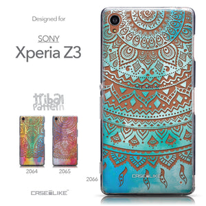 Collection - CASEiLIKE Sony Xperia Z3 back cover Indian Line Art 2066