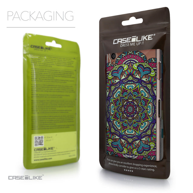 Packaging - CASEiLIKE Sony Xperia Z3 back cover Mandala Art 2094
