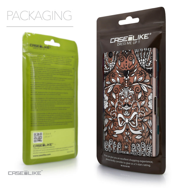 Packaging - CASEiLIKE Sony Xperia Z3 back cover Roses Ornamental Skulls Peacocks 2227