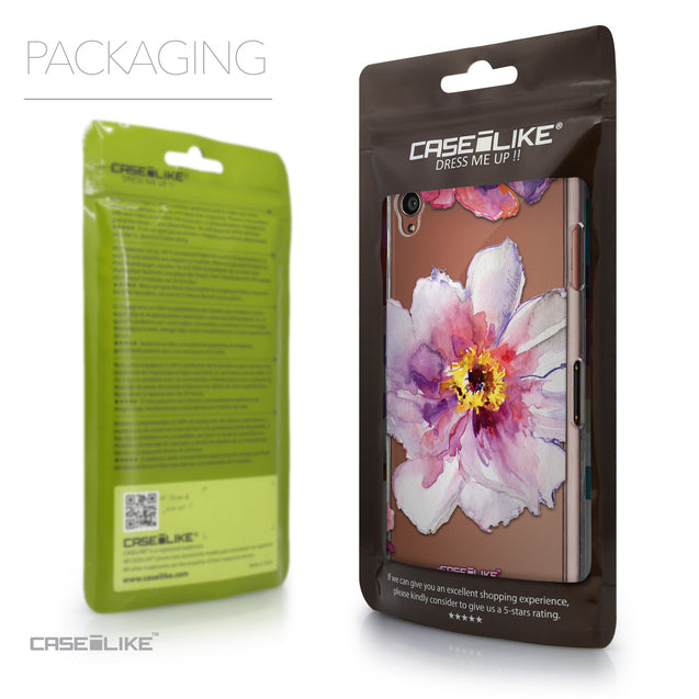 Packaging - CASEiLIKE Sony Xperia Z3 back cover Watercolor Floral 2231