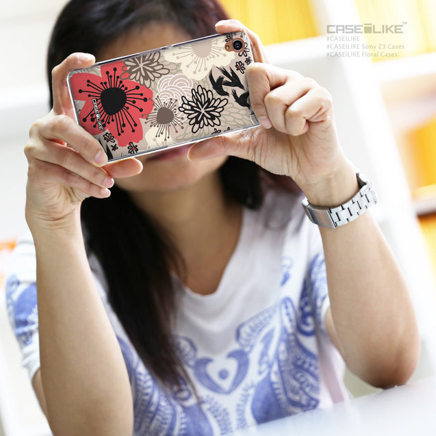 Share - CASEiLIKE Sony Xperia Z3 back cover Japanese Floral 2254