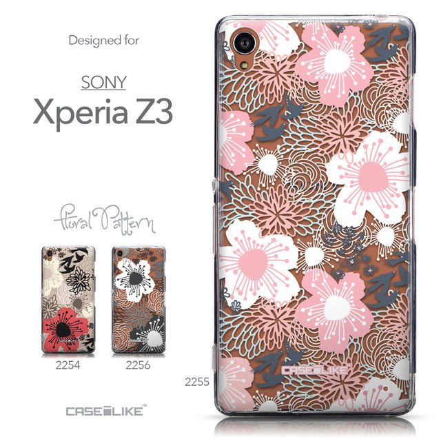 Collection - CASEiLIKE Sony Xperia Z3 back cover Japanese Floral 2255