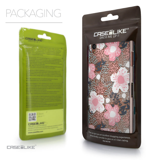 Packaging - CASEiLIKE Sony Xperia Z3 back cover Japanese Floral 2255