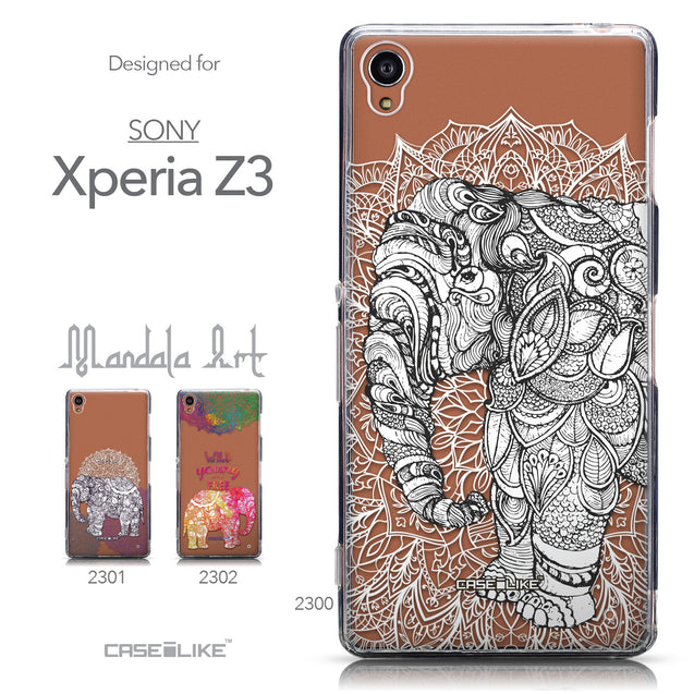 Collection - CASEiLIKE Sony Xperia Z3 back cover Mandala Art 2300
