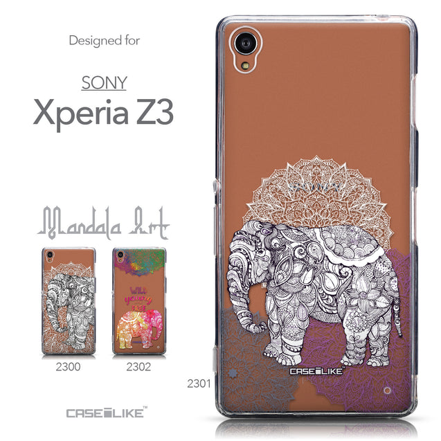 Collection - CASEiLIKE Sony Xperia Z3 back cover Mandala Art 2301