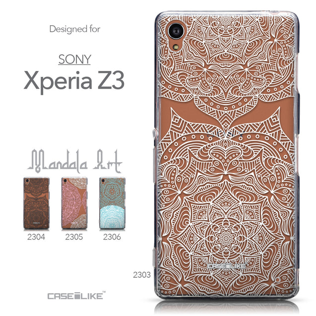 Collection - CASEiLIKE Sony Xperia Z3 back cover Mandala Art 2303