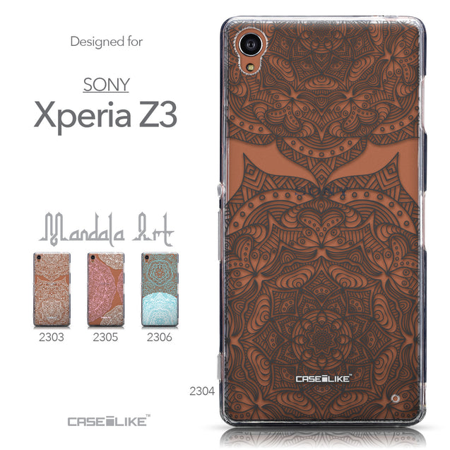 Collection - CASEiLIKE Sony Xperia Z3 back cover Mandala Art 2304