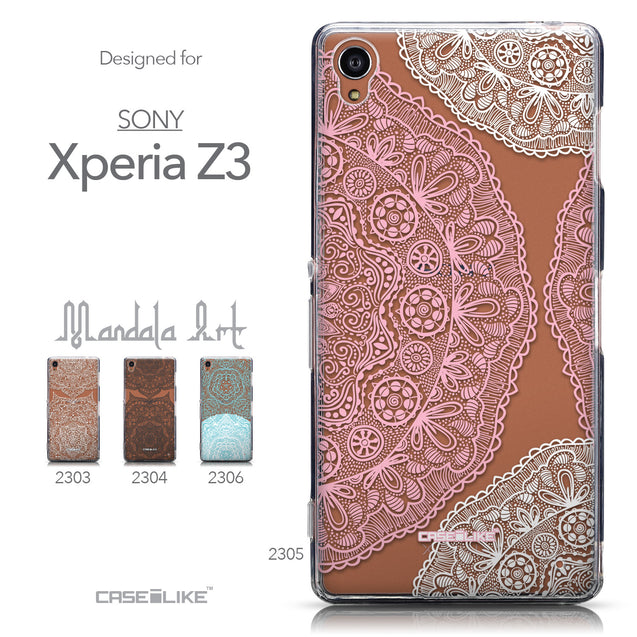 Collection - CASEiLIKE Sony Xperia Z3 back cover Mandala Art 2305