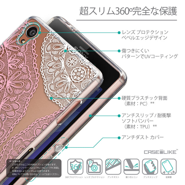 Details in Japanese - CASEiLIKE Sony Xperia Z3 back cover Mandala Art 2305