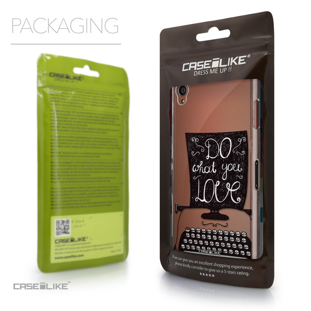 Packaging - CASEiLIKE Sony Xperia Z3 back cover Quote 2400