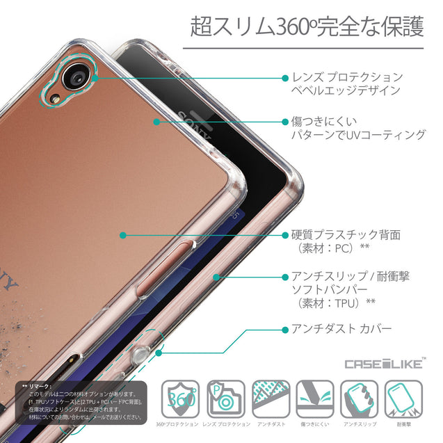 Details in Japanese - CASEiLIKE Sony Xperia Z3 back cover Quote 2402