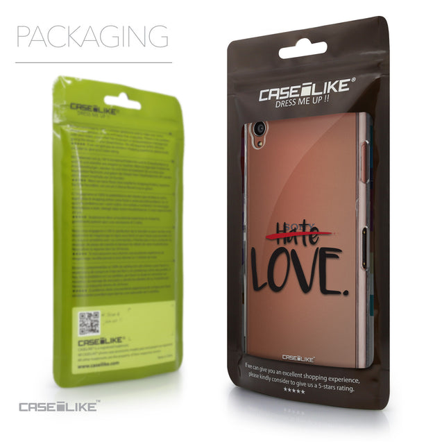 Packaging - CASEiLIKE Sony Xperia Z3 back cover Quote 2406