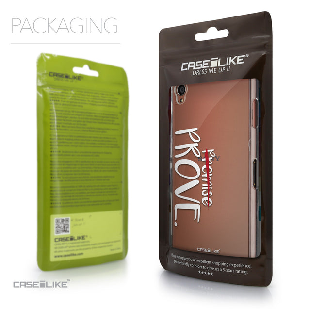 Packaging - CASEiLIKE Sony Xperia Z3 back cover Quote 2409