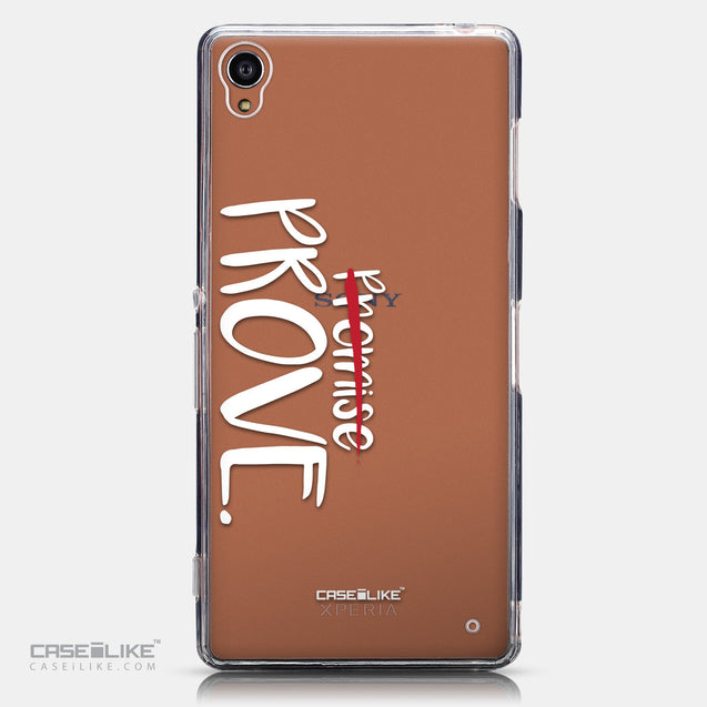 CASEiLIKE Sony Xperia Z3 back cover Quote 2409