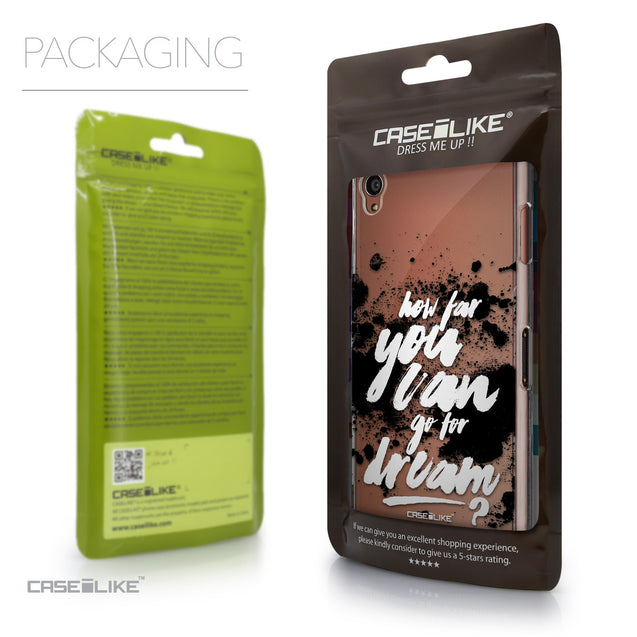 Packaging - CASEiLIKE Sony Xperia Z3 back cover Quote 2413