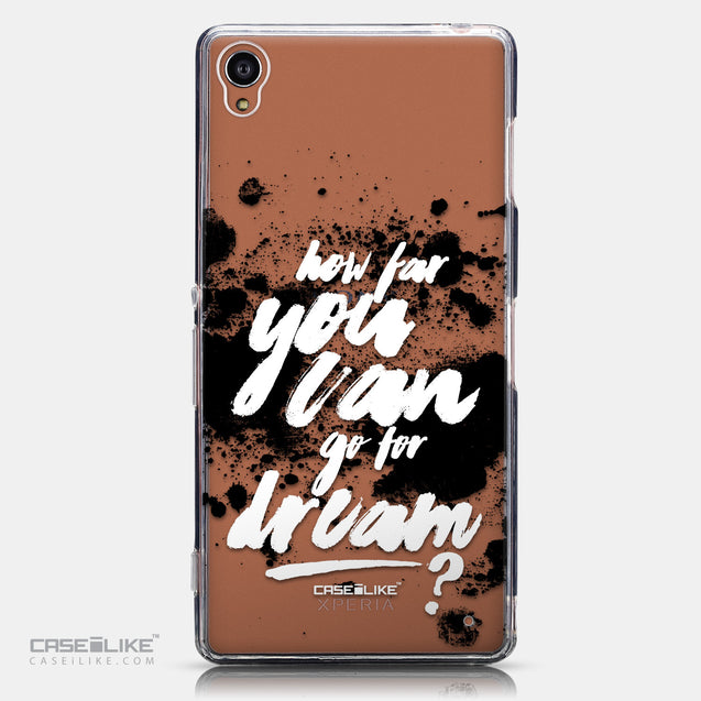 CASEiLIKE Sony Xperia Z3 back cover Quote 2413
