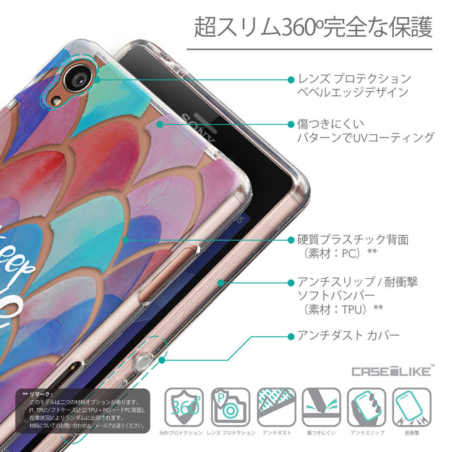 Details in Japanese - CASEiLIKE Sony Xperia Z3 back cover Quote 2417
