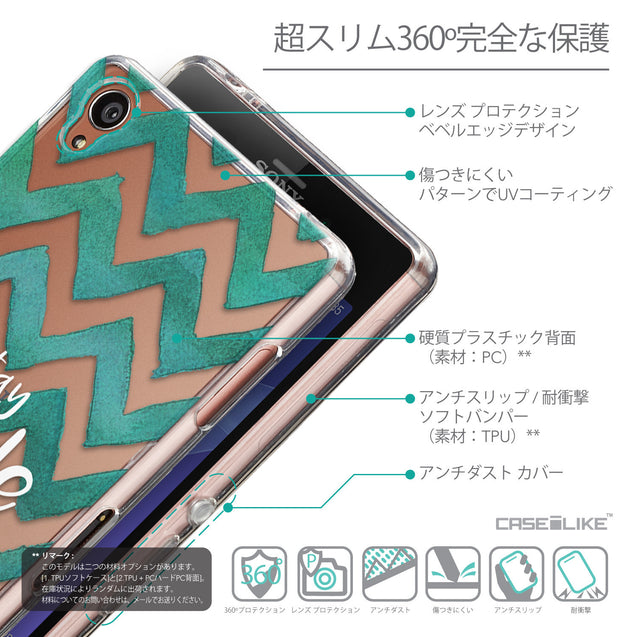 Details in Japanese - CASEiLIKE Sony Xperia Z3 back cover Quote 2418