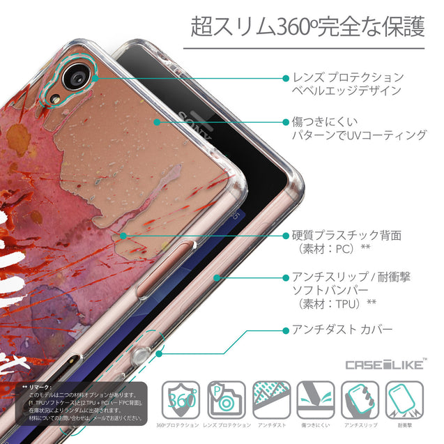 Details in Japanese - CASEiLIKE Sony Xperia Z3 back cover Quote 2423