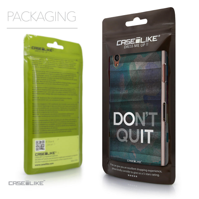 Packaging - CASEiLIKE Sony Xperia Z3 back cover Quote 2431