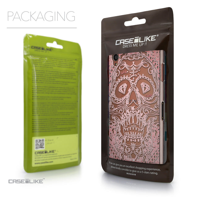 Packaging - CASEiLIKE Sony Xperia Z3 back cover Art of Skull 2525
