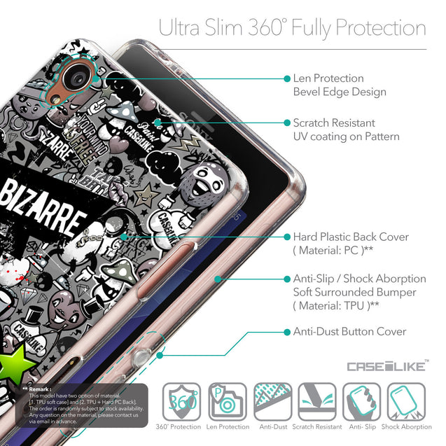 Details in English - CASEiLIKE Sony Xperia Z3 back cover Graffiti 2705