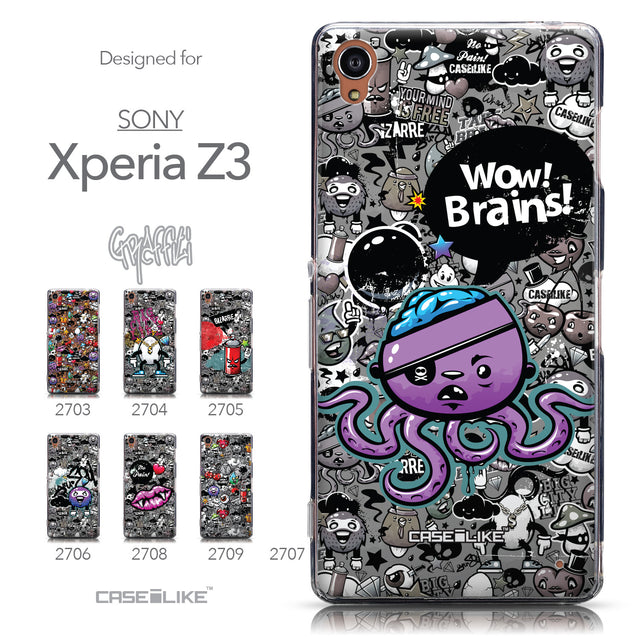 Collection - CASEiLIKE Sony Xperia Z3 back cover Graffiti 2707