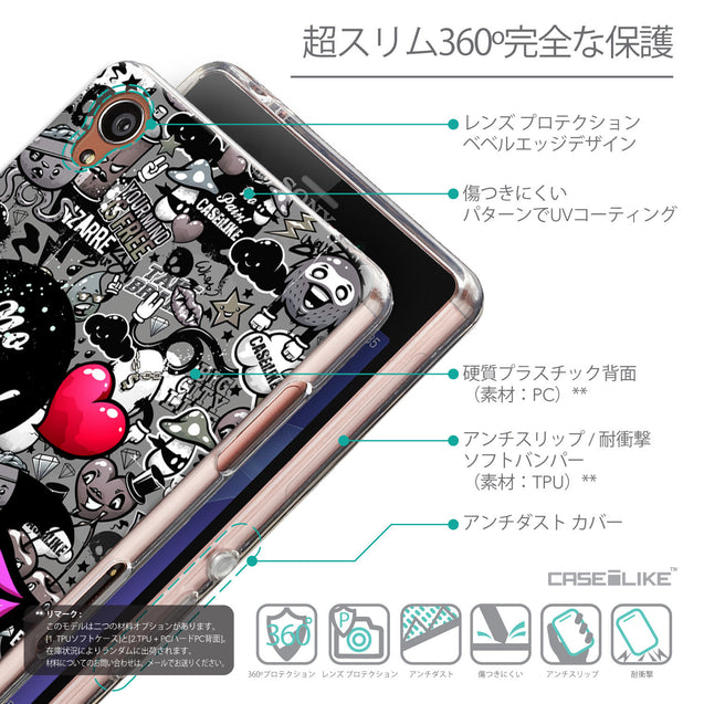 Details in Japanese - CASEiLIKE Sony Xperia Z3 back cover Graffiti 2708