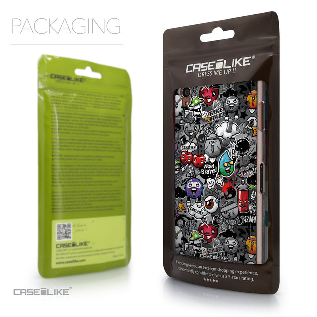 Packaging - CASEiLIKE Sony Xperia Z3 back cover Graffiti 2709