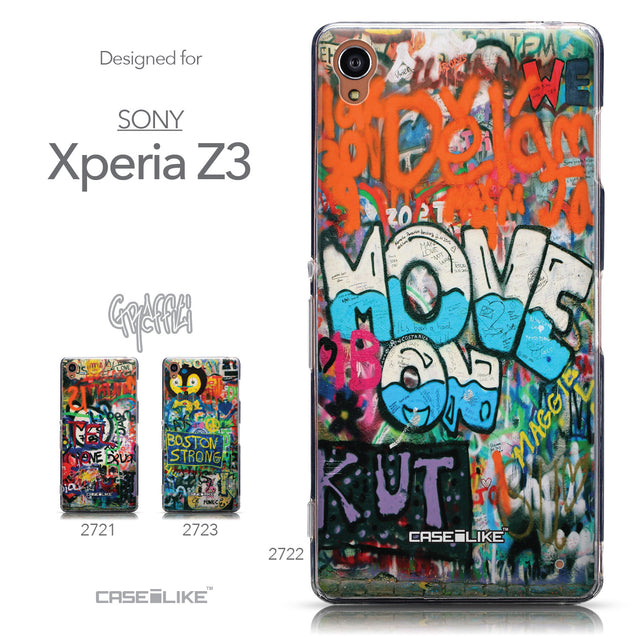 Collection - CASEiLIKE Sony Xperia Z3 back cover Graffiti 2722