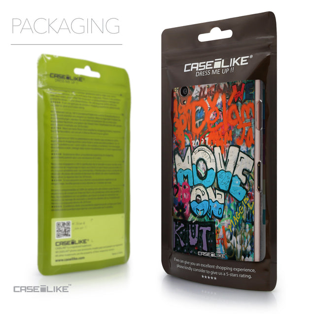 Packaging - CASEiLIKE Sony Xperia Z3 back cover Graffiti 2722