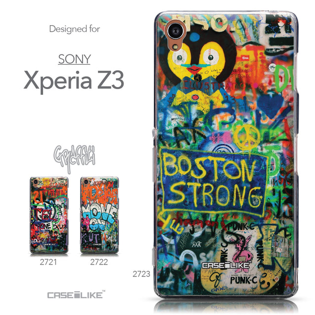 Collection - CASEiLIKE Sony Xperia Z3 back cover Graffiti 2723