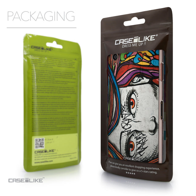 Packaging - CASEiLIKE Sony Xperia Z3 back cover Graffiti Girl 2725
