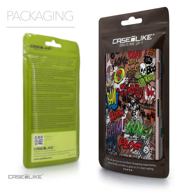 Packaging - CASEiLIKE Sony Xperia Z3 back cover Comic Captions 2914