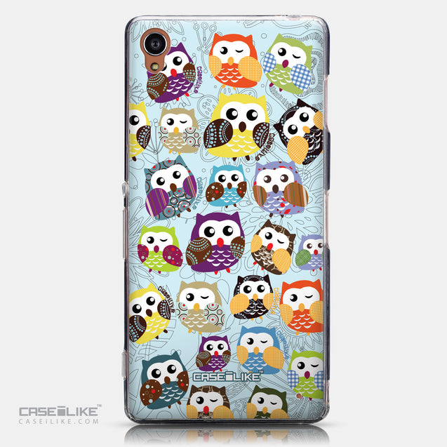 CASEiLIKE Sony Xperia Z3 back cover Owl Graphic Design 3312