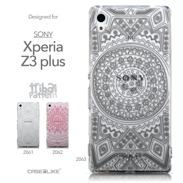 Collection - CASEiLIKE Sony Xperia Z3 Plus back cover Indian Line Art 2063
