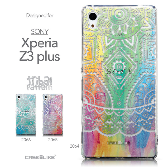 Collection - CASEiLIKE Sony Xperia Z3 Plus back cover Indian Line Art 2064