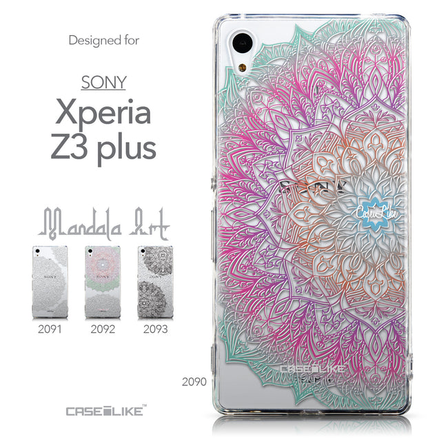 Collection - CASEiLIKE Sony Xperia Z3 Plus back cover Mandala Art 2090