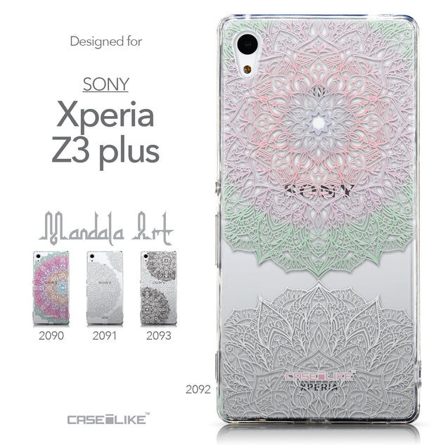Collection - CASEiLIKE Sony Xperia Z3 Plus back cover Mandala Art 2092
