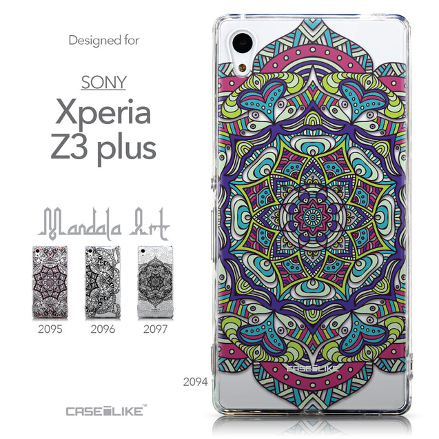 Collection - CASEiLIKE Sony Xperia Z3 Plus back cover Mandala Art 2094