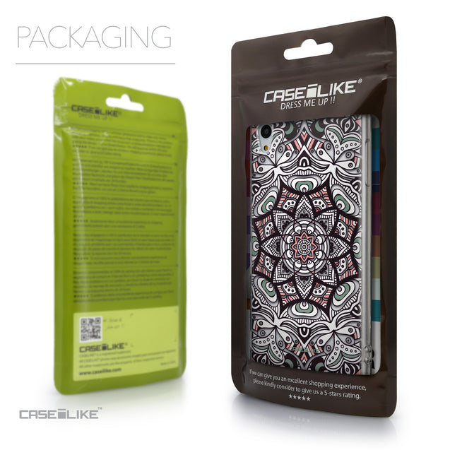 Packaging - CASEiLIKE Sony Xperia Z3 Plus back cover Mandala Art 2095
