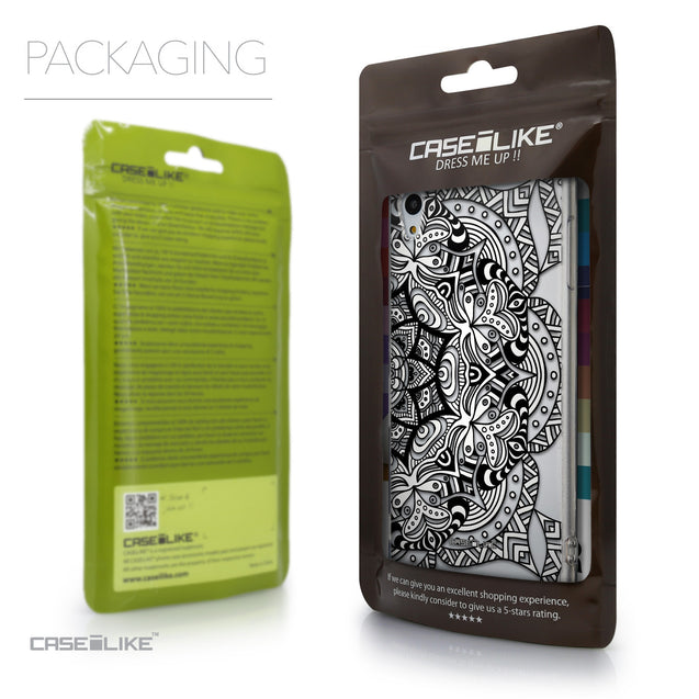 Packaging - CASEiLIKE Sony Xperia Z3 Plus back cover Mandala Art 2096